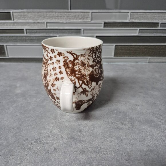 Anthropologie Homegrown Monogram Initial "r" Tea Coffee Cup Mug - Picture 2 of 6